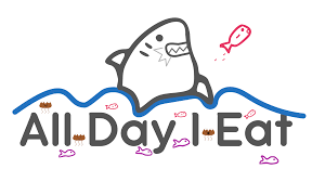 All Day I Eat Like a Shark Logo