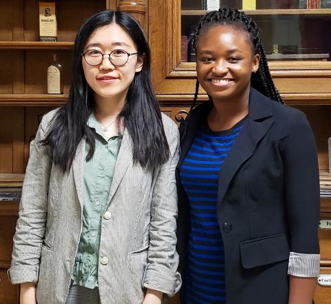 Shiyu Zhang and Gladys Brown